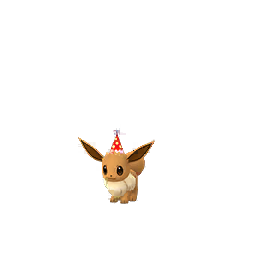 eevee with party hat